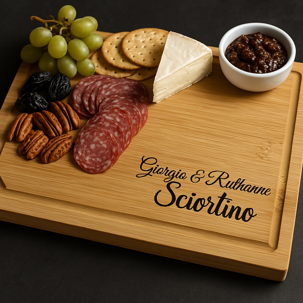 Personalized Signature Cutting Board